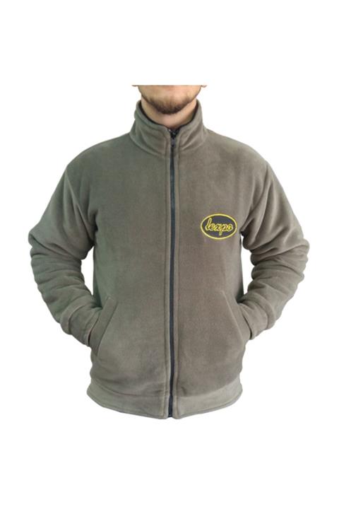 elifeoutdoor Bln.005 Çift Taraflı Polar Mont Haki-siyah Xl