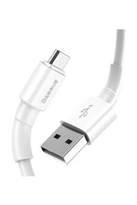 Baseus Mini White Android Micro Usb 2.4a Şarj Usb Kablosu 1 metre