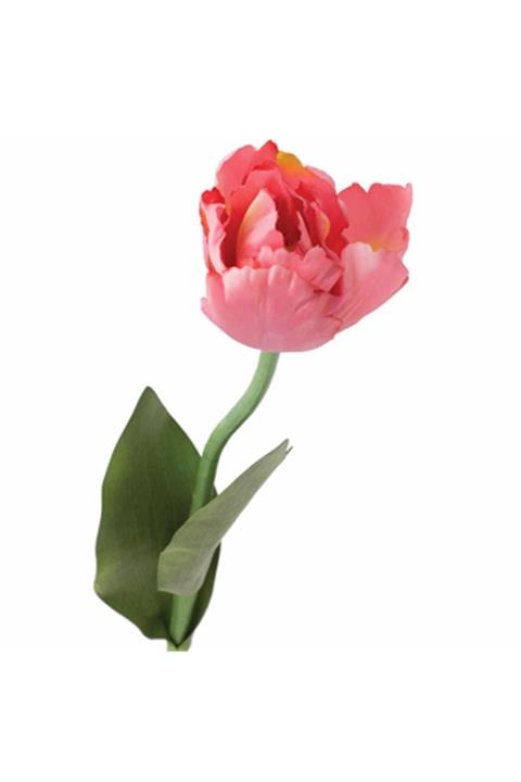 Tmall Home Design Dallı Pembe Lale (yapay Çiçek) 62cm - 49566