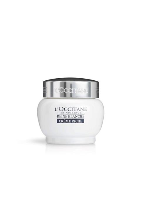 L'OCCITANE En Provence Loccıtane Reine Blanche White Infusion Rich Cream Reine Blanche Yoğun Aydınlatıcı Krem 50 m