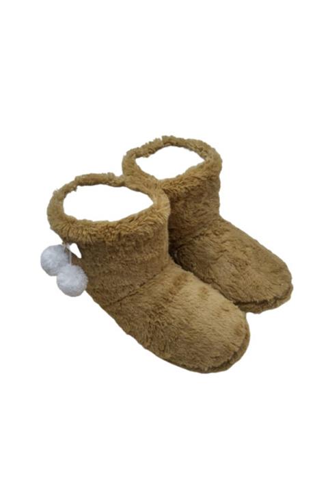 TREND AYAKKABI Kullanışlı Içi Yünlü Ev Botu