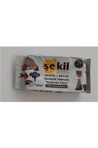 Şekil Seramik Kil Hamuru Beyaz 500 Gr 1 Ad ( Kırtasiye )