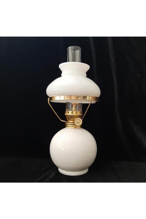 Opalin Antika Gaz Lambası 1950'lerden Avrupa Işçiliği
