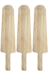aktarix 3 Adet Ahşap Spatula 50 Cm Çevirgeç Çevirici Büyük Boy
