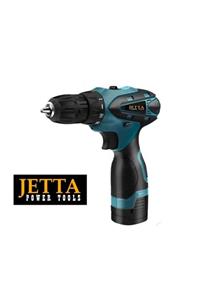 Jetta Power Tools Çift Akülü Li-on Bataryalı Kutulu Işıklı Vidalama Şarjlı Matkap 2 Yıl Garantili