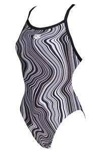 ARENA W Marbelızed X Crıss Cross Back One Piece Kadın Mayosu