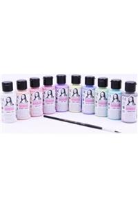 Monalisa Chalky Akrilik 40ml Pastel Renkler (10 Renk) Fırça Hediyeli Set