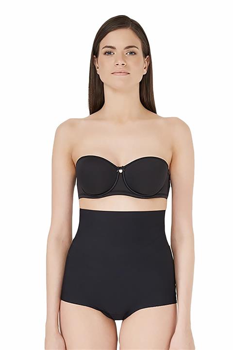 TEN Kadın Siyah Yüksek Belli Slip Külot Korse 501112096