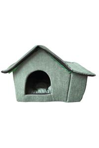 letsgetpet Büyük Kumaş Kedi & Köpek Evi Yıkanabilir Taşınabilir(60x38x47)