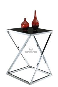 METAL TASARIM ATÖLYESİ Ruby Metal Ayaklı Dekoratif Yan Sehpa & Laptop Sehpası & Ofis Sehpası