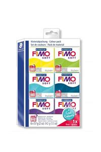 Fımo Staedtler Fimo Soft Polimer Kil Seti 6 Renk X 57 Gr. Cool Colours