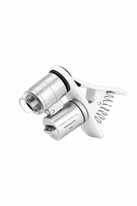 BSD GİFTED Evrensel Led Işıklı Mini Mikroskop Tüm Telefonlar Için No:9882-w