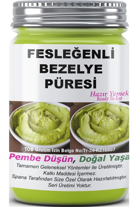 SPANA Fesleğenli Bezelye Püresi Ev Yapımı Katkısız 330gr