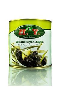 H.Y. ZEYTİN H.y.zeytin Gemlik Sofralık Siyah Zeytin Doğal Fermente (MEGA) (201-230)(1.800GR.)(TENEKE)