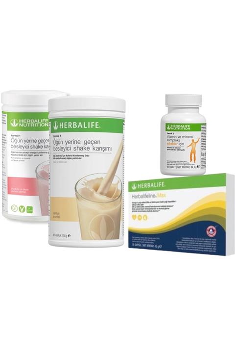 Herbalife Erkek Kilo Alma Seti (aylık Paket 2 Shake Omega Ve Vitamin )