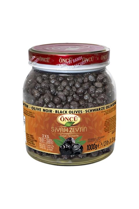 Öncü Doğal Salamura Siyah Zeytin 201-260ad/kg 1 Kg