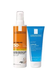 La Roche Posay 200 ml Anthelios Invisible Spf 50 Güneş Koruyucu Lipikar Gel Lavant 100 ml