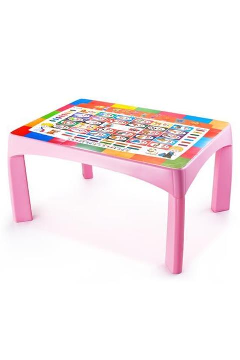 Şenyayla Plastik Eğitici Desenli Plastik Çocuk Masası 70*100 Cm.