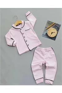 Beren Kids Sade Bebek Alt Üst Pijama Takımı