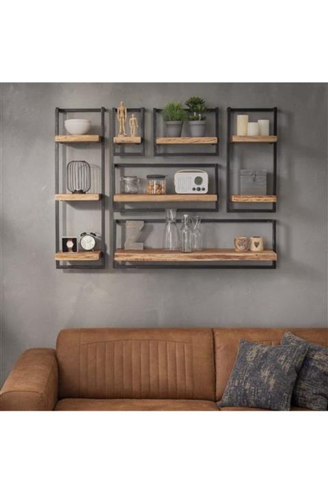 YILDIZSANAT Dekoratif Metal Raf