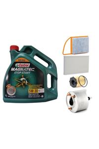 CASTROL Peugeot Partner Tepe 1.6 Dizel 5w30 Yağ + Filtre Full Set