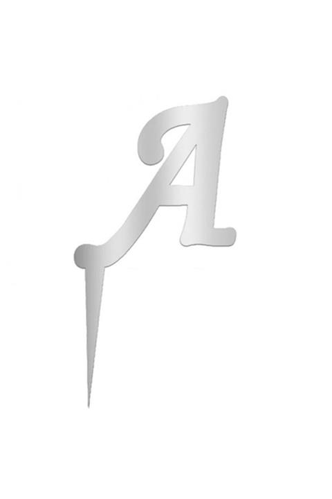 LAUREL DREAM Gümüş Renkli Harf Pasta Ve Kek Pleksi