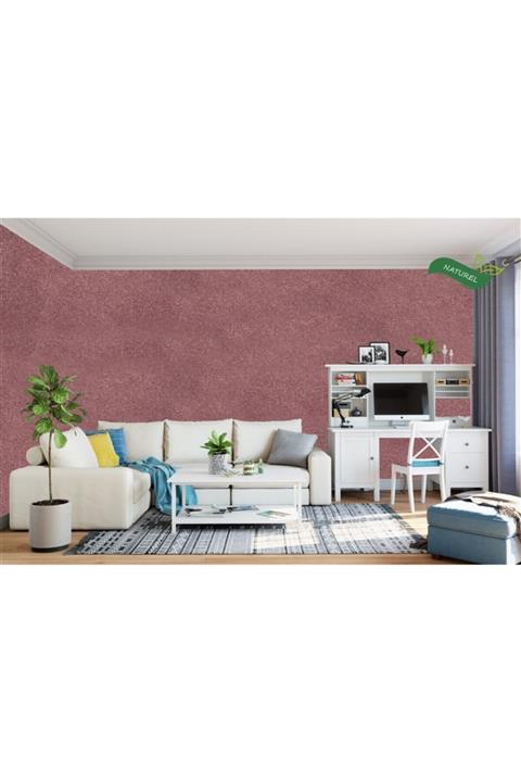 Vakar Canlı Sıva İpek Sıva  Dekoratif Sıva Eco-04 Bordo