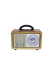 LAUREL DREAM Meier M-110bt Nostaljik Retro Ahşap Bluetooth Fm Radyo