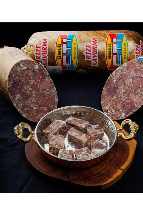 ÜNLÜ SUCUK PASTIRMA Ünlü Rize Blok Kavurma 1kg