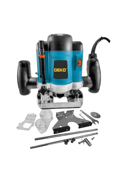 DEKO TURKEY Dkt-pro 3500 Watt Profesyonel Freze Formika Makinası 6-8 mm Pens Bakır Sarım Motor