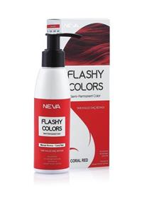 Flashy Colors Yarı Kalıcı Saç Boyası - Mercan Kırmızı 100 ml