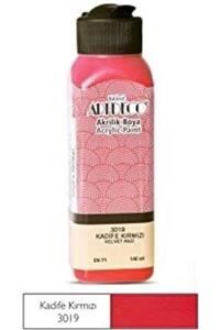 Artdeco 140ml Kadife Kırmızı Akrilik Boya 3019