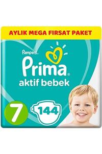 Prima Bebek Bezi Beden:7 (15+kg) Xx Large 144 Adet Aylık Mega Fırsat Pk