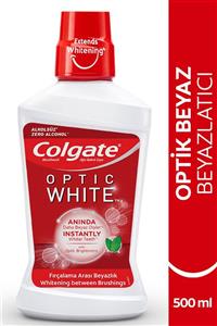 Colgate Optic White Beyazlatıcı Alkolsüz Ağız Bakım Suyu 500 ml