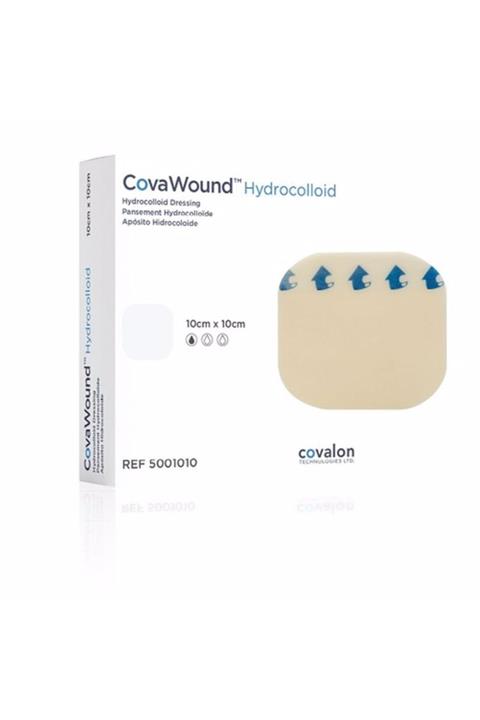 Covalon Technologies Covalon Hydrocolloid 10x10cm Yumuşak Silikon Yara Örtüsü X5 Adet