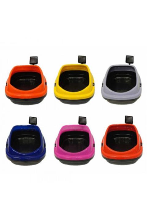 Apco Ilgın'ın Pet Dünyası Açık Kedi Tuvalet Kumluğu Ve Küreği 49.5x40x22 Cm