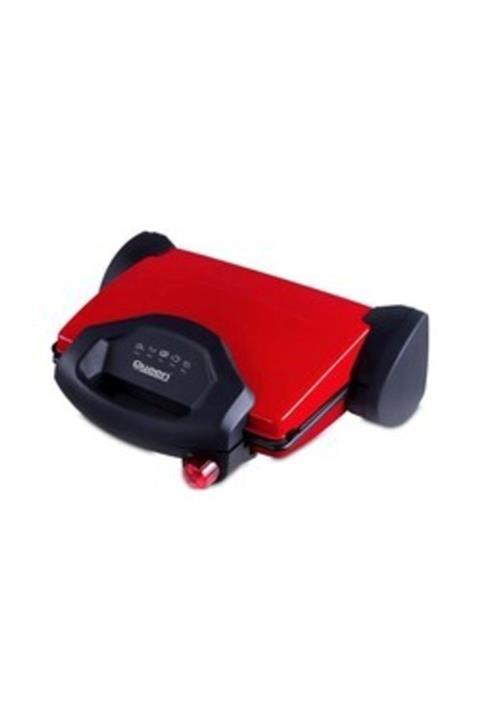 QUEEN Mr. Toaster Tost & Grill 1800 Watt Tost Makinesi - Kırmızı