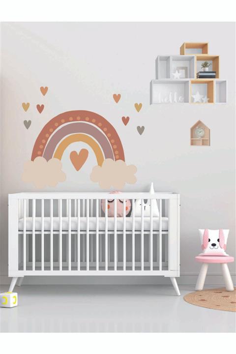 Baskı Madeni Çocuk Odası Bohem Duvar Sticker