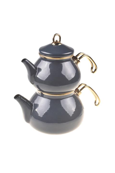 Taşev Beyzade Çaydanlık Takımı Gri