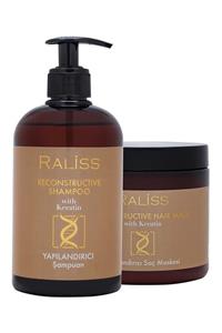 Raliss Yapılandırıcı Keratin Şampuan + Yapılandırıcı Keratin Saç Maskesi