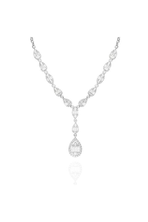 Vav Pırlanta 1,93 Ct 14 Ayar Pırlanta Kolye