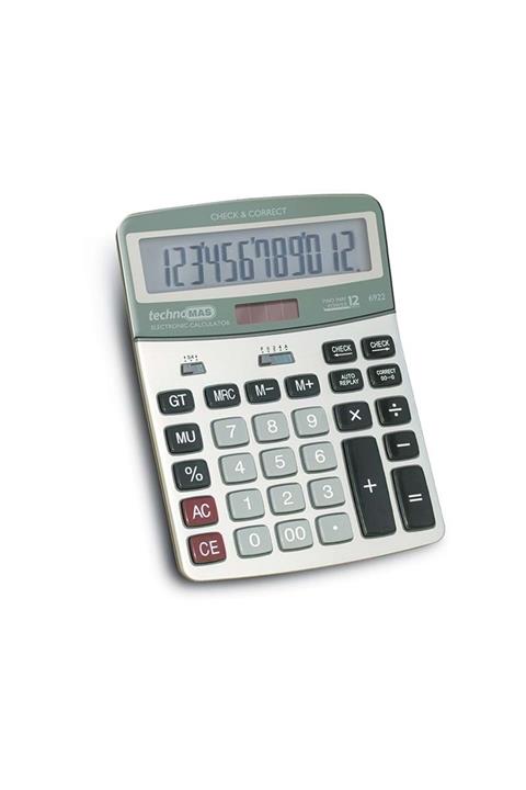 Mas Hesap Makinesi-ofis Tipi Düzeltmeli Metal Panel