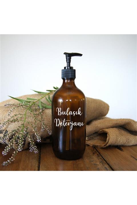 BLS Home Amber Cam Şişe - Bulaşık Deterjanı - 500 Ml