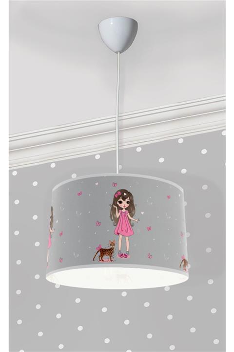 Bebişim Halı Sevimli Kız Kedi Ve Seksek Oyun Sarkıt Avize