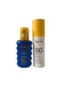 Nivea Koruma Nemlendirici Güneş Spreyi Spf50 200 ml  Daylong Kıds Spf50 200 ml