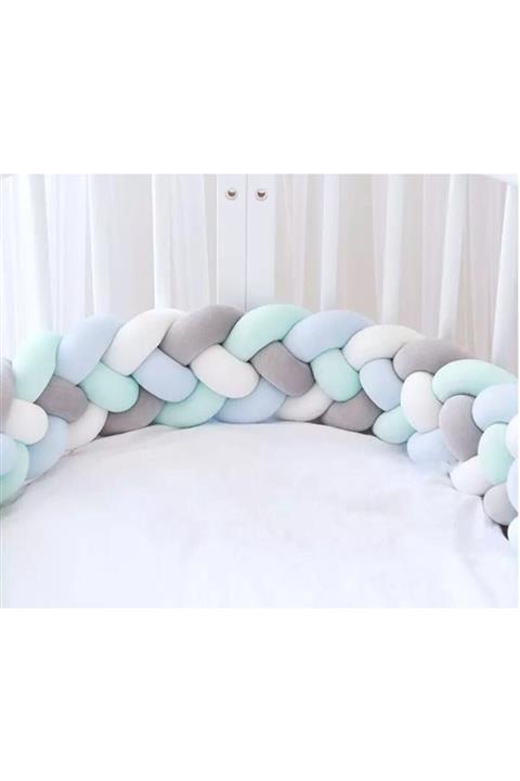 GULDESIGN 4'lü Örgü Koruma 500 Cm Beyaz-gri-su Yeşili-bebe Mavi