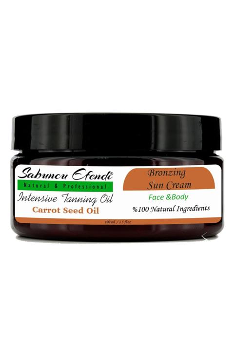 Sabuncu Efendi Havuç Yağlı %100 Doğal Bitkisel Yağlarla Yapılmış Bronzlaştırıcı Krem Yağ Bronzing Tanning Oil