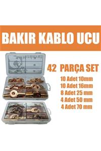 Site Hırdavat 42 Parça Bakır Kablo Ucu Şase Pabucu Seti