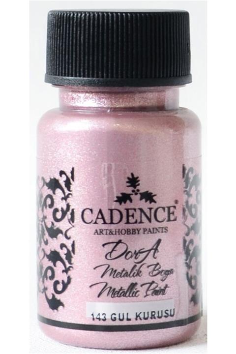 Cadence 143 Gül Kurusu Dora Metalik Boya 50ml(cc)