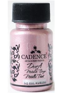 Cadence 143 Gül Kurusu Dora Metalik Boya 50ml(cc)